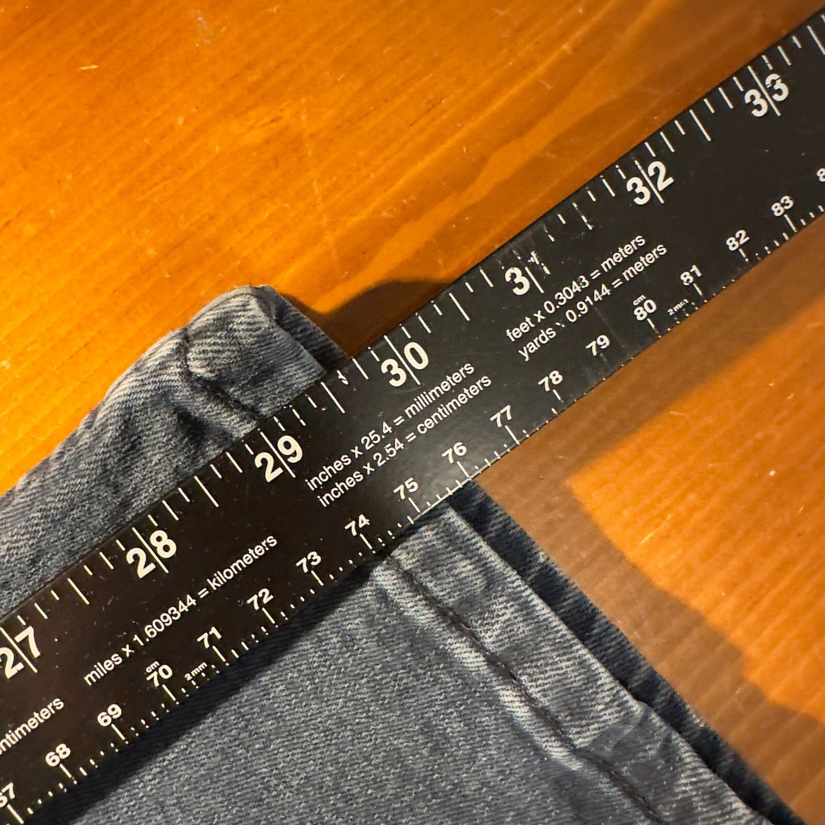 Levi's Straight Leg Jeans Mens 29x30 Indigo Blue Denim