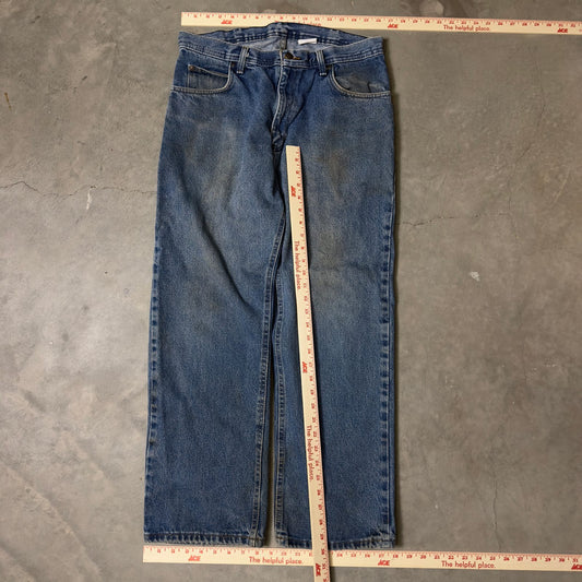 Denim Carpenter Jeans Mens 34x30 Medium Wash Baggy
