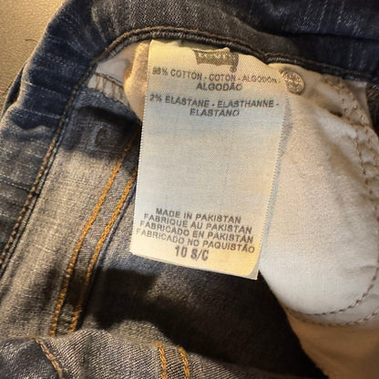 Levis Mid Rise Bootcut Jeans Womens 10 Dark Indigo Western