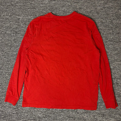 Nike Ohio State Buckeyes Long Sleeve Tee Mens XL Red