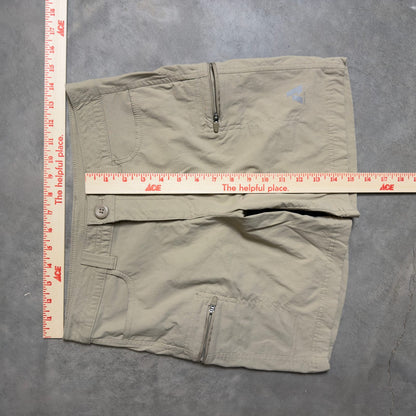 Eddie Bauer Cargo Shorts Womens 4 Khaki Hiking Outdoors