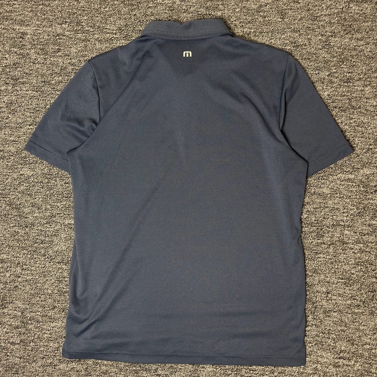 TravisMathew Polo Mens L Navy Blue Short Sleeve Golf