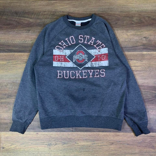 Ohio State Buckeyes Graphic Crewneck Sweatshirt Mens M NCAA