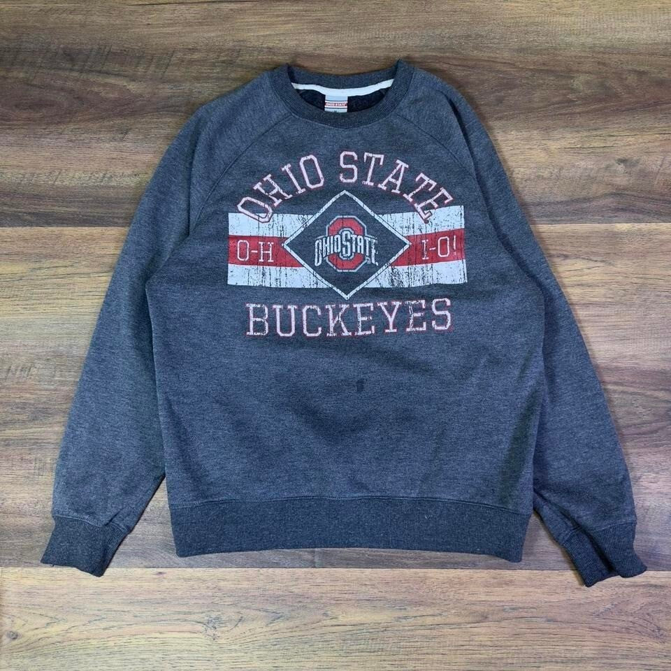 Ohio State Buckeyes Graphic Crewneck Sweatshirt Mens M NCAA