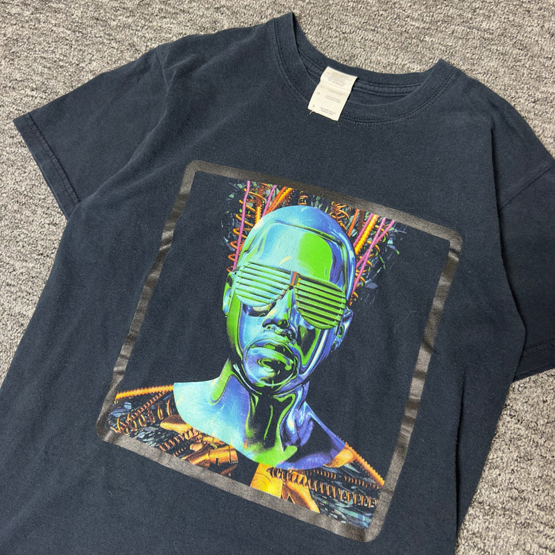 Kanye West 2008 Glow In The Dark Tour Tee Mens S Black