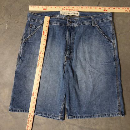 Vintage Y2K Arizona Carpenter Denim Shorts Mens 36 Baggy