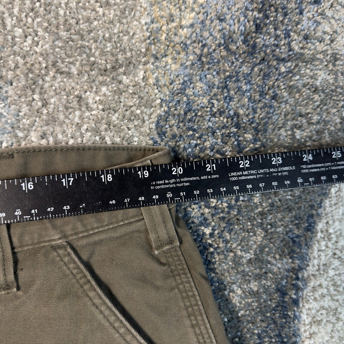 Carhartt B147 Canvas Work Shorts Mens 40 Olive Green Baggy
