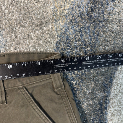 Carhartt B147 Canvas Work Shorts Mens 40 Olive Green Baggy