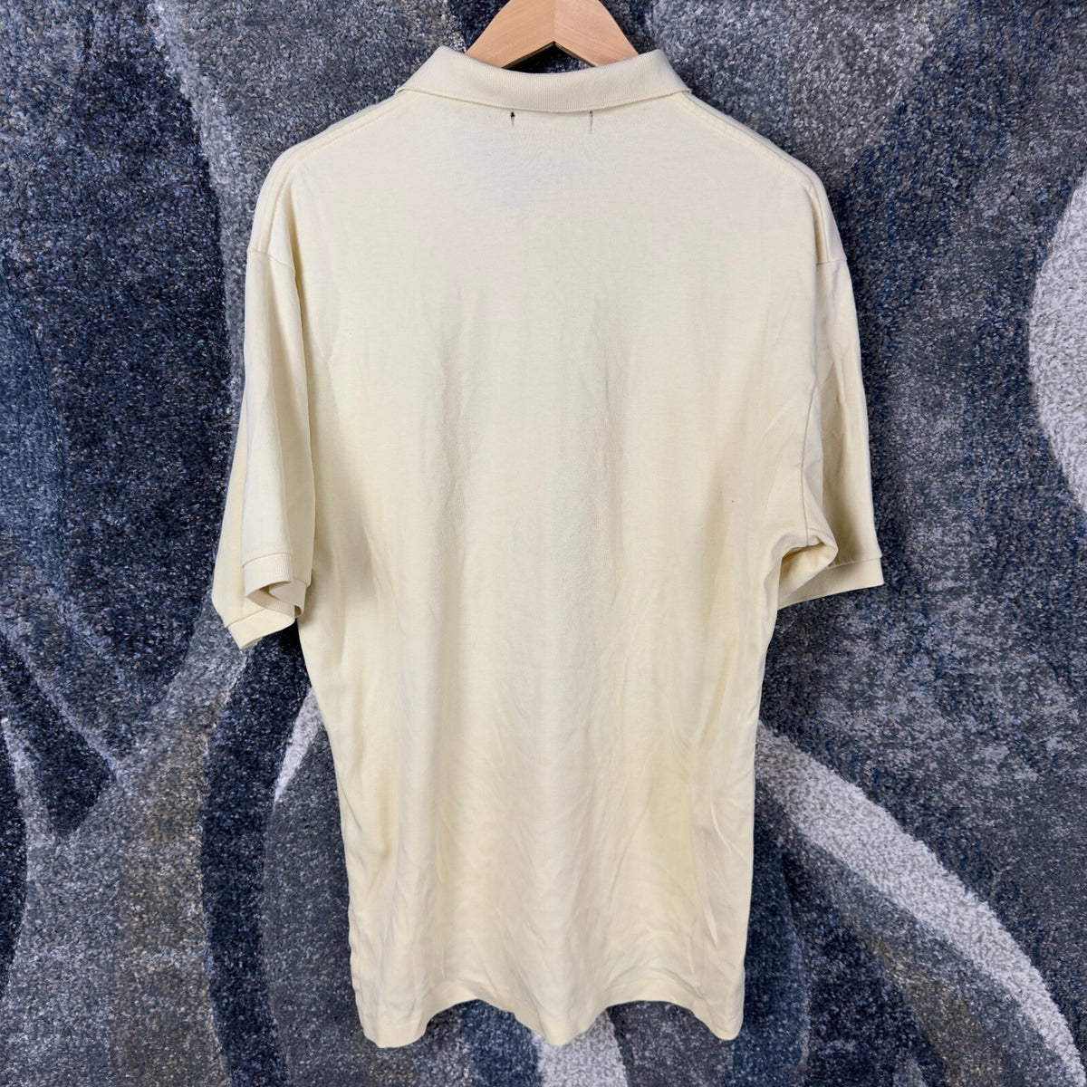 Vintage 90s Polo Ralph Lauren Polo Mens L Yellow Made in USA