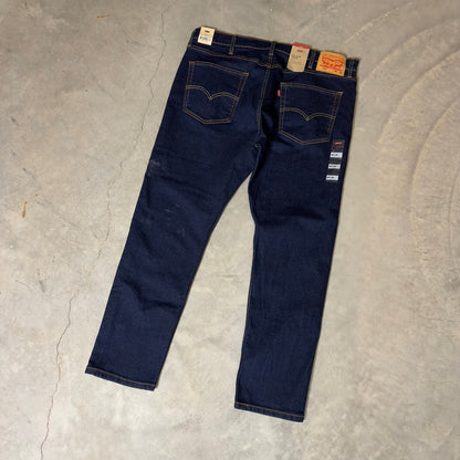 NWT Levi's 512 Slim Taper Jeans Mens 38x30 Indigo Dark Wash