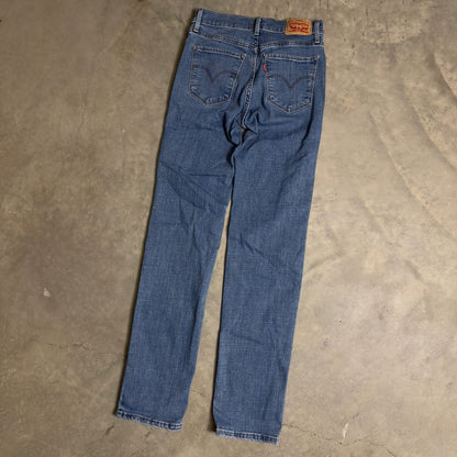 Levi's 314 Shaping Straight Jeans Womens 26x32 Blue