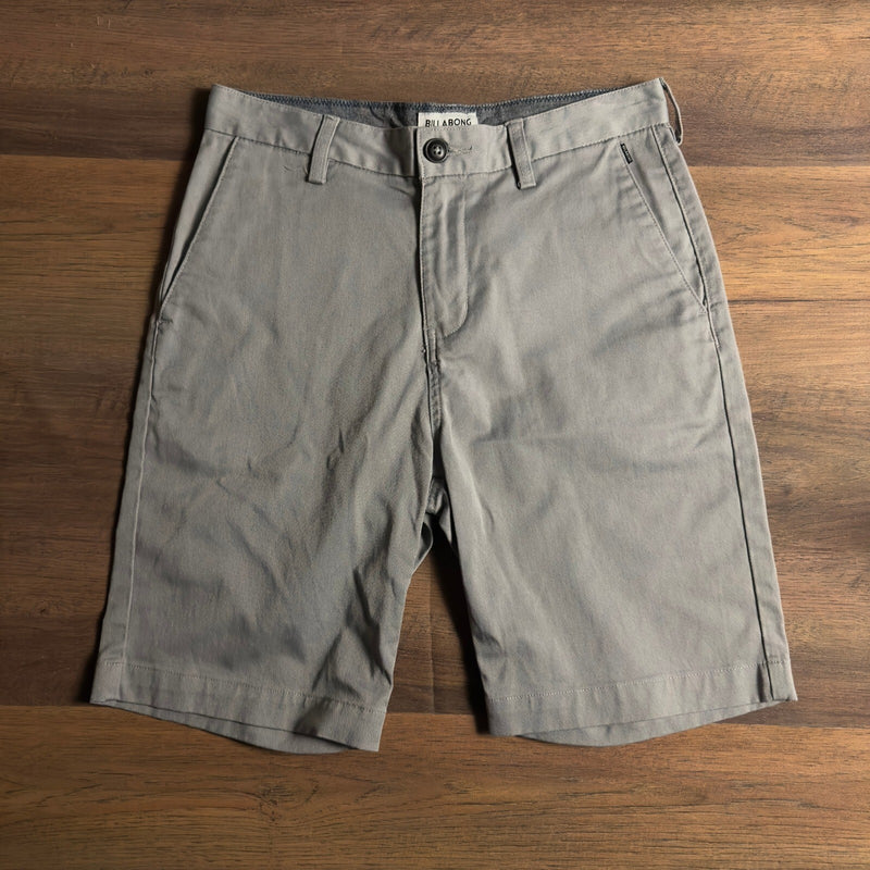 Billabong Carter Chino Walk Shorts Mens 29 Grey Surf Skate