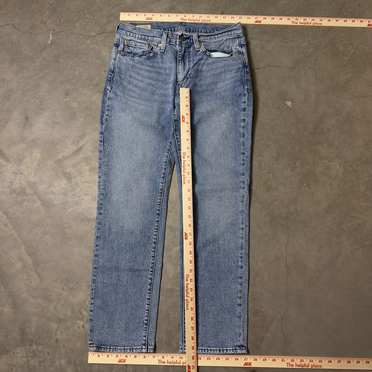 Levi's Premium 514 Jeans Mens 31x30 Medium Wash Worn In