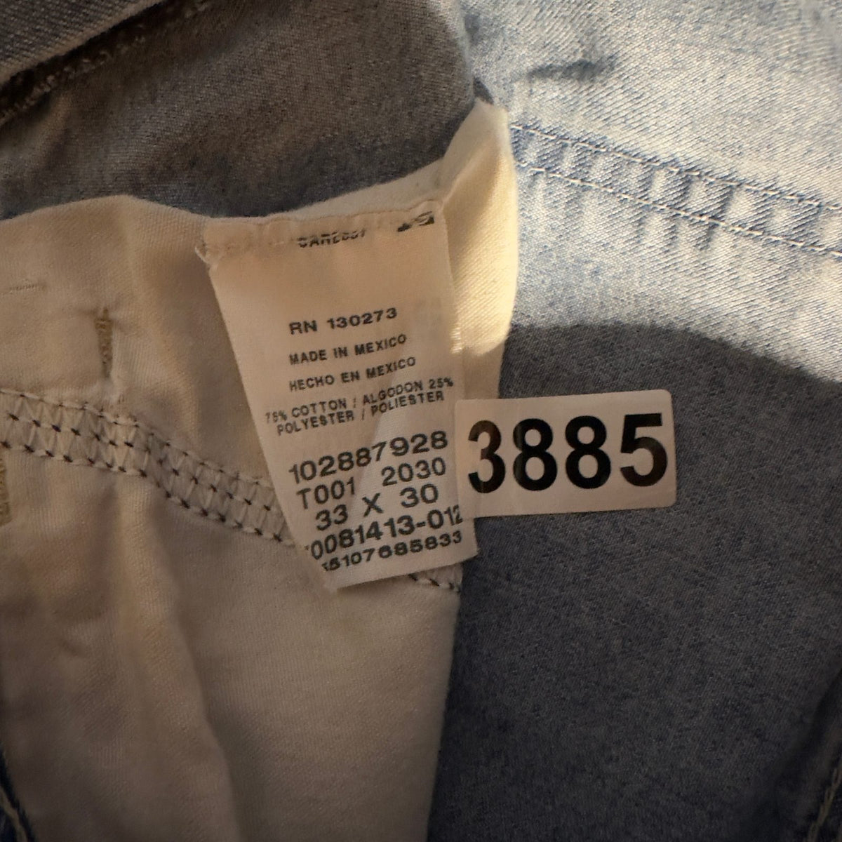 Lee Carpenter Jeans Mens 33x30 Light Wash Baggy