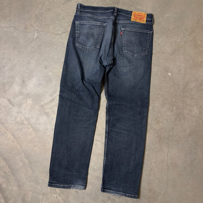 Levi's 505 Regular Jeans Mens 33x30 Dark Blue Classic