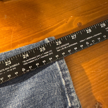 7 For All Mankind High Waist Ankle Straight Jeans Womens 26