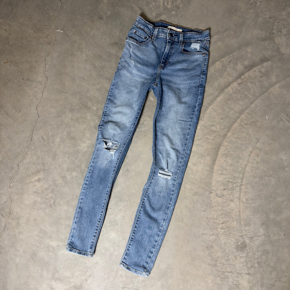 Levi's 710 Super Skinny Jeans Womens 26 Blue