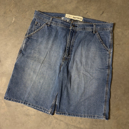 Vintage Y2K Arizona Carpenter Denim Shorts Mens 36 Baggy
