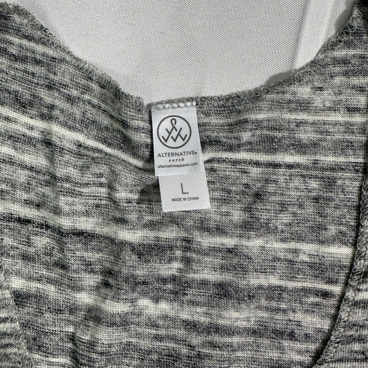 Alternative Earth Womens Large Gray Space Dye Tank Top