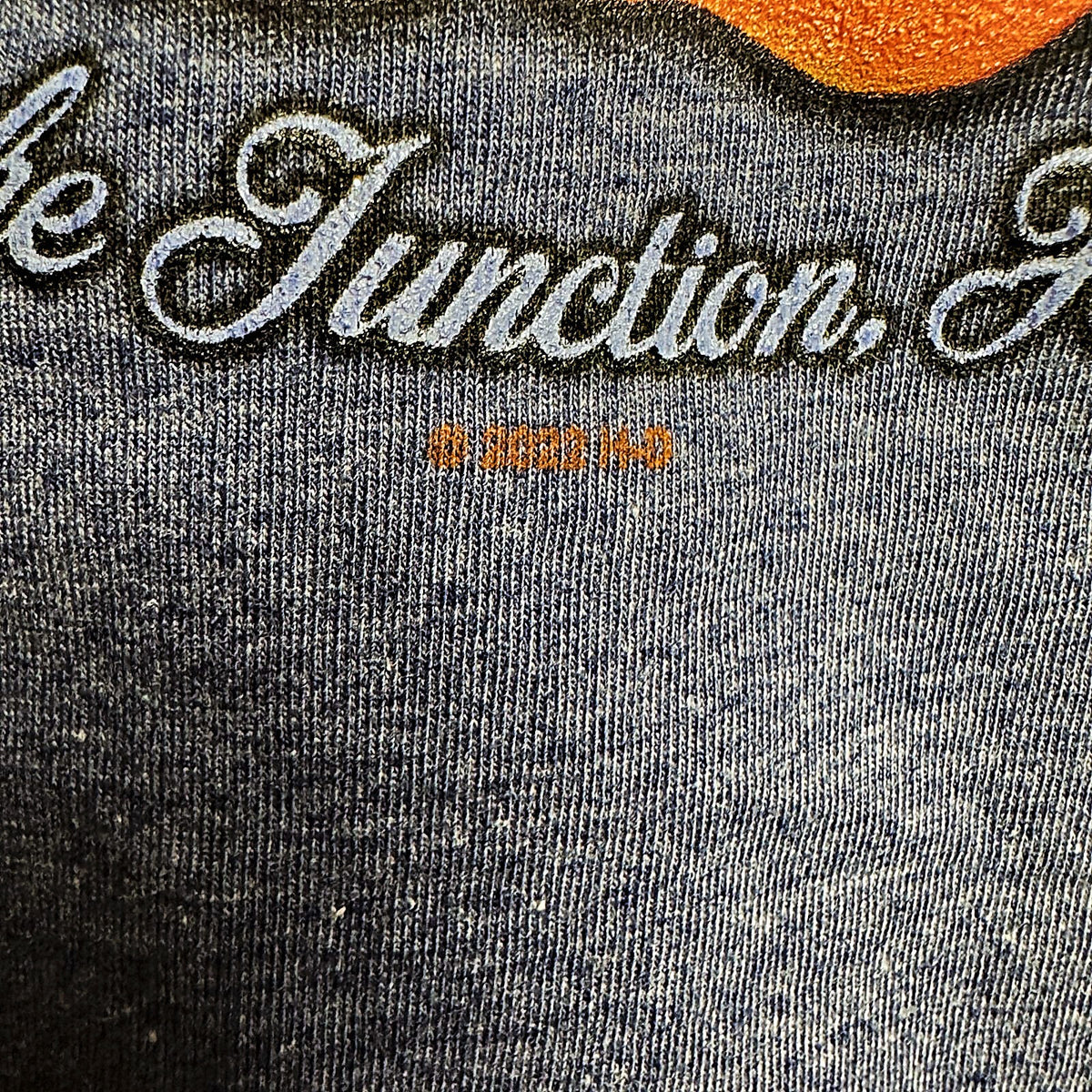 Harley-Davidson V-Neck Tee Womens M Blue Apache Junction