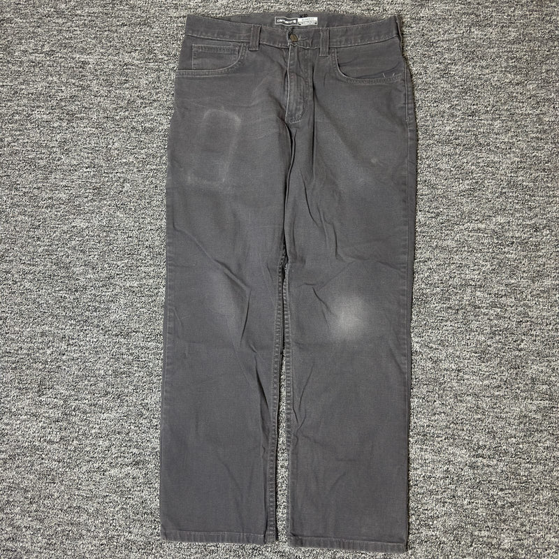 Carhartt Relaxed Fit Pants Mens 32x30 Gray Baggy Classic
