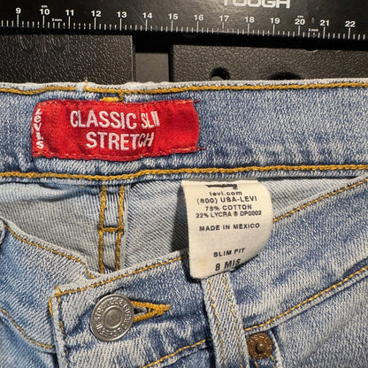 Vintage Y2K Levi's Classic Slim Stretch Jeans Womens 8 MIS
