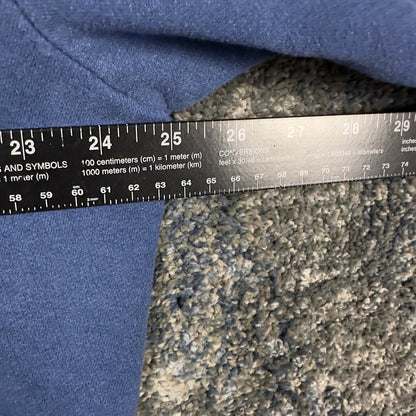Vintage Nautica Quarter Zip Sweatshirt Mens L Blue Mock Neck