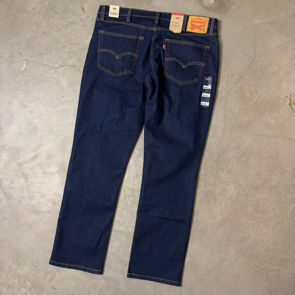 NWT Levi's 511 Slim Jeans Mens 38x30 Dark Indigo Stretch