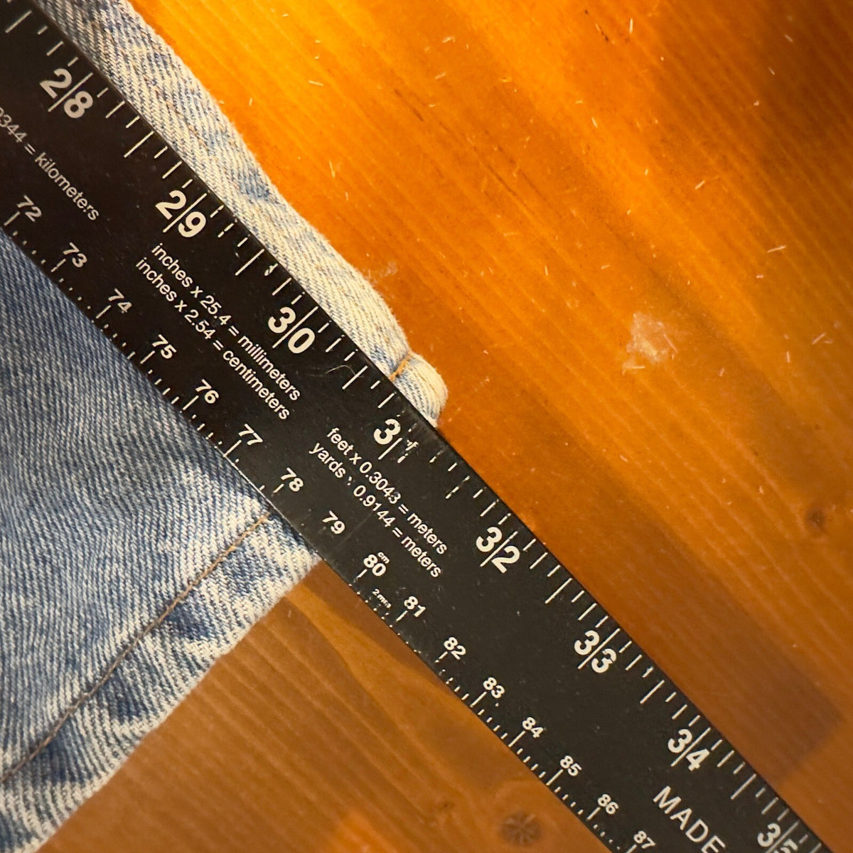 Vintage LL Bean Classic Fit Jeans Mens 35x30 Light Blue
