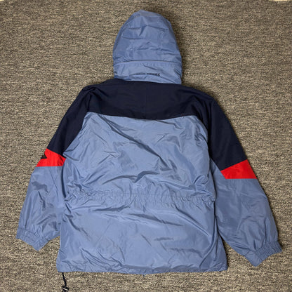 Columbia Tech Series Hooded Jacket Womens M Blue Gorpcore