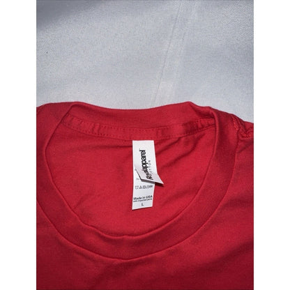 NWT Royal Apparel Mens L Red Crewneck T-Shirt Lot of 10