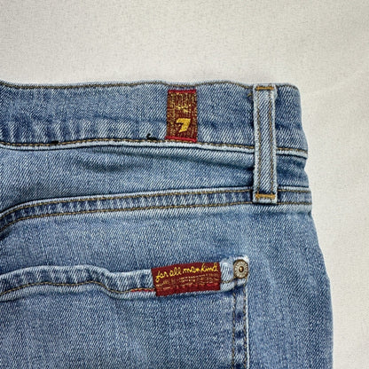 7 For All Mankind The Straight Jeans 36x30 Light Wash