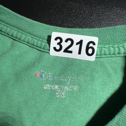 Champion Embroidered Logo T-Shirt Mens 2XL Green Sportswear
