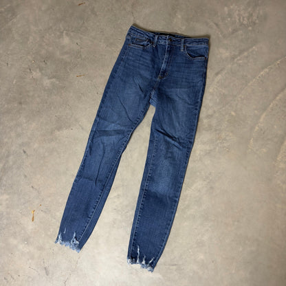 Just Black Denim High Rise Skinny Jeans Womens 29 Blue USA