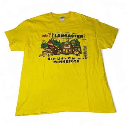 Lancaster Minnesota Graphic Tee XL Best Little City in MN