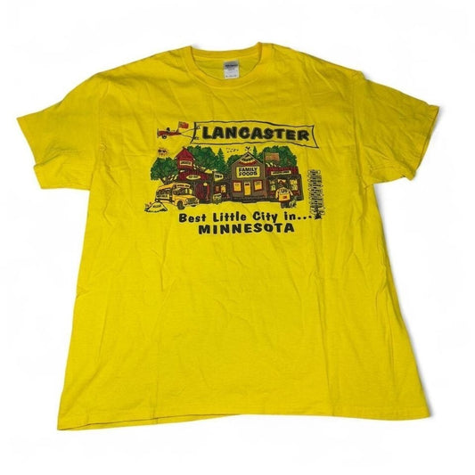 Lancaster Minnesota Graphic Tee XL Best Little City in MN