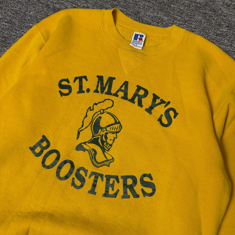 Russell Athletic St. Mary's Boosters Sweatshirt Gold L