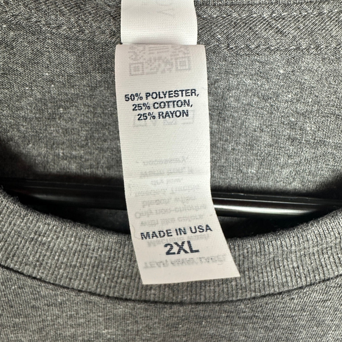 NWT Volunteer Knitwear Mens 2XL Gray Short Sleeve T-Shirt