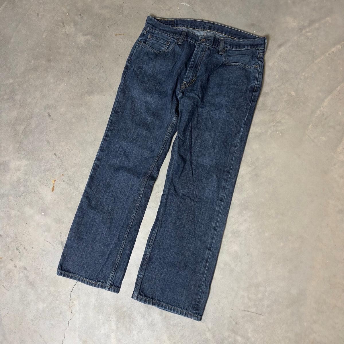 Levi's 559 Relaxed Straight Jeans Mens 36x30 Blue Dark