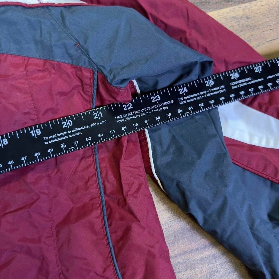 Columbia Women's Interchange Jacket XL Red Gray Winter Coat