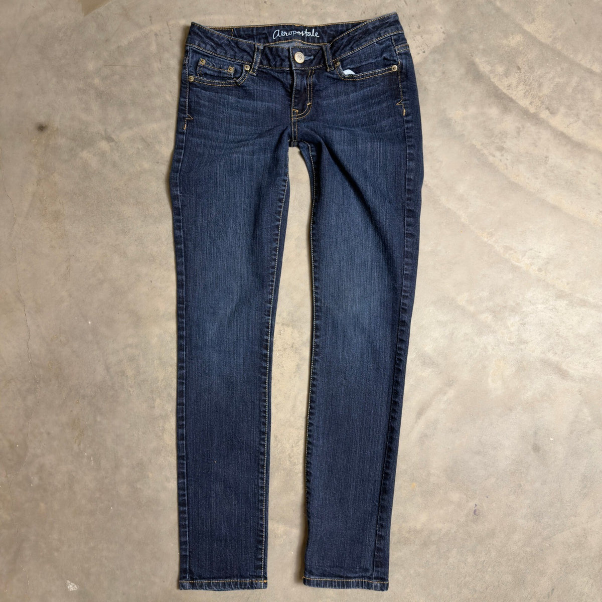 Aeropostale Bayla Skinny Jeans Womens 2 Regular Low Rise