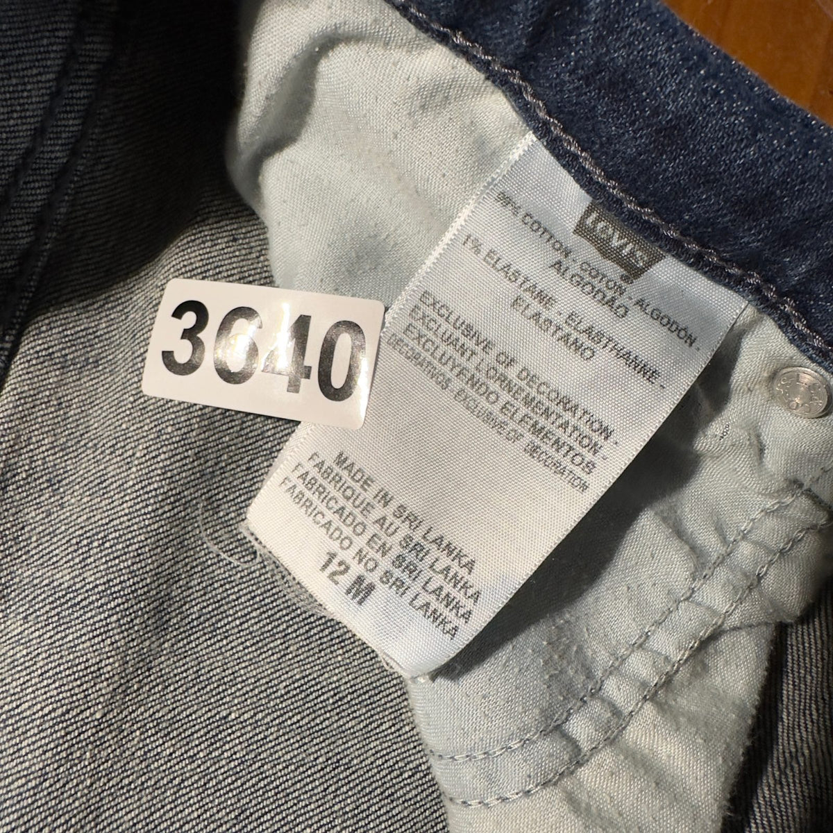 Levi's 515 Bootcut Jeans Womens 12M Dark Wash