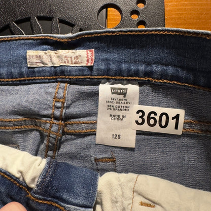Levi's 512 Bootcut Jeans Womens 12S Medium Wash