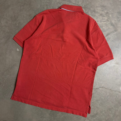 Tommy Hilfiger Polo Shirt Mens M Red Cotton