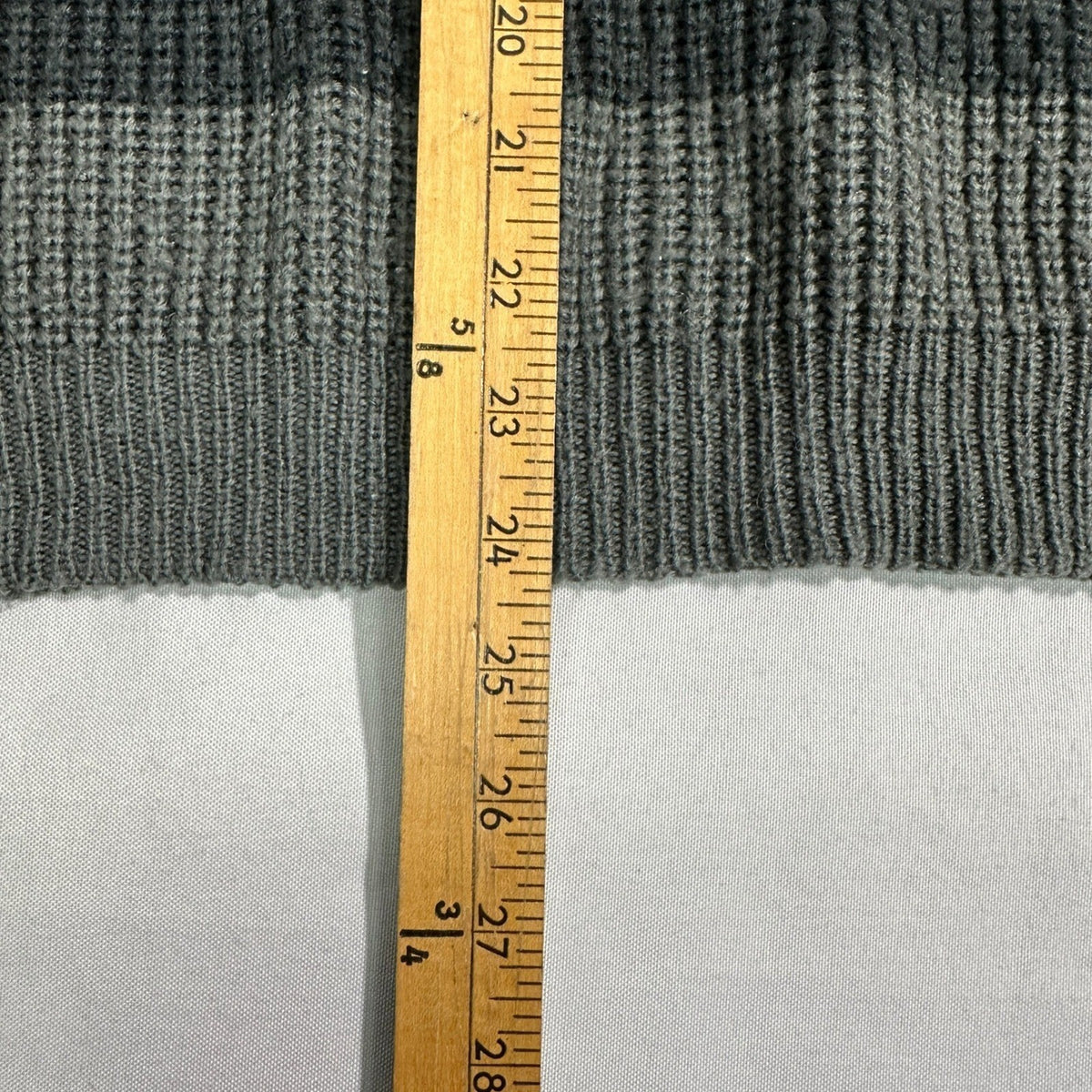Vintage Richards Road Striped Knit Sweater Mens L Gray