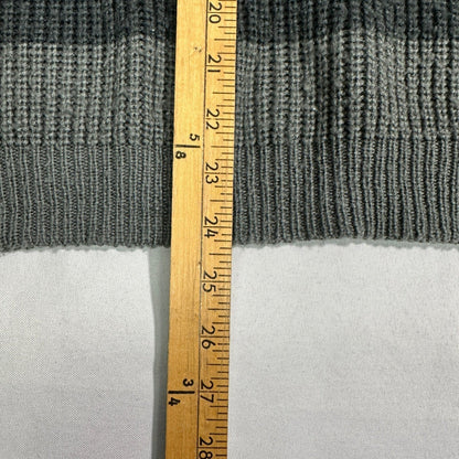 Vintage Richards Road Striped Knit Sweater Mens L Gray