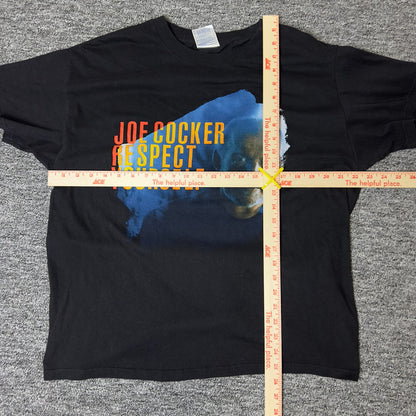 Vintage 2003 Joe Cocker Respect Yourself Tee Large Black