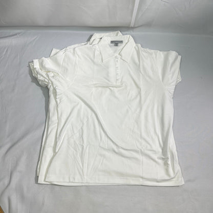 Port Authority Polo Shirt Lot Women XXL White 5 Pack Casual