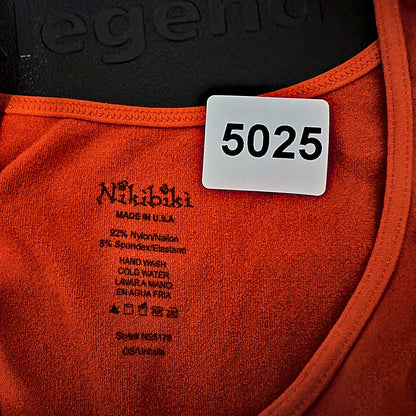 Nikibiki Seamless Tank Top Womens One Size Orange Minimalist