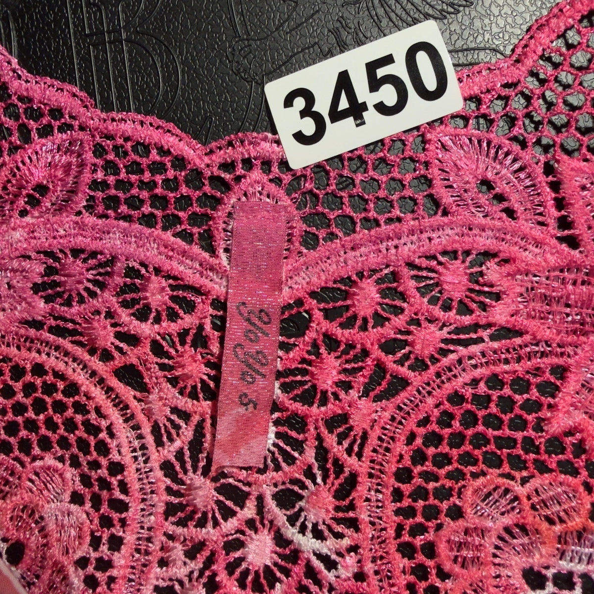 Vintage YoYo S Lace Back Tank Top Womens Small Pink Y2K